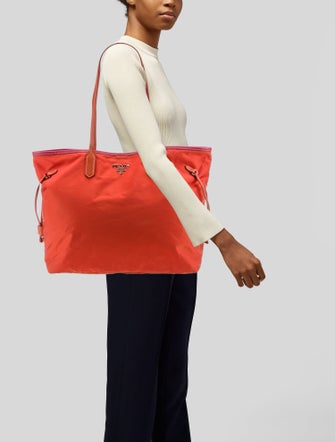 Prada Signature Tessuto Shopping