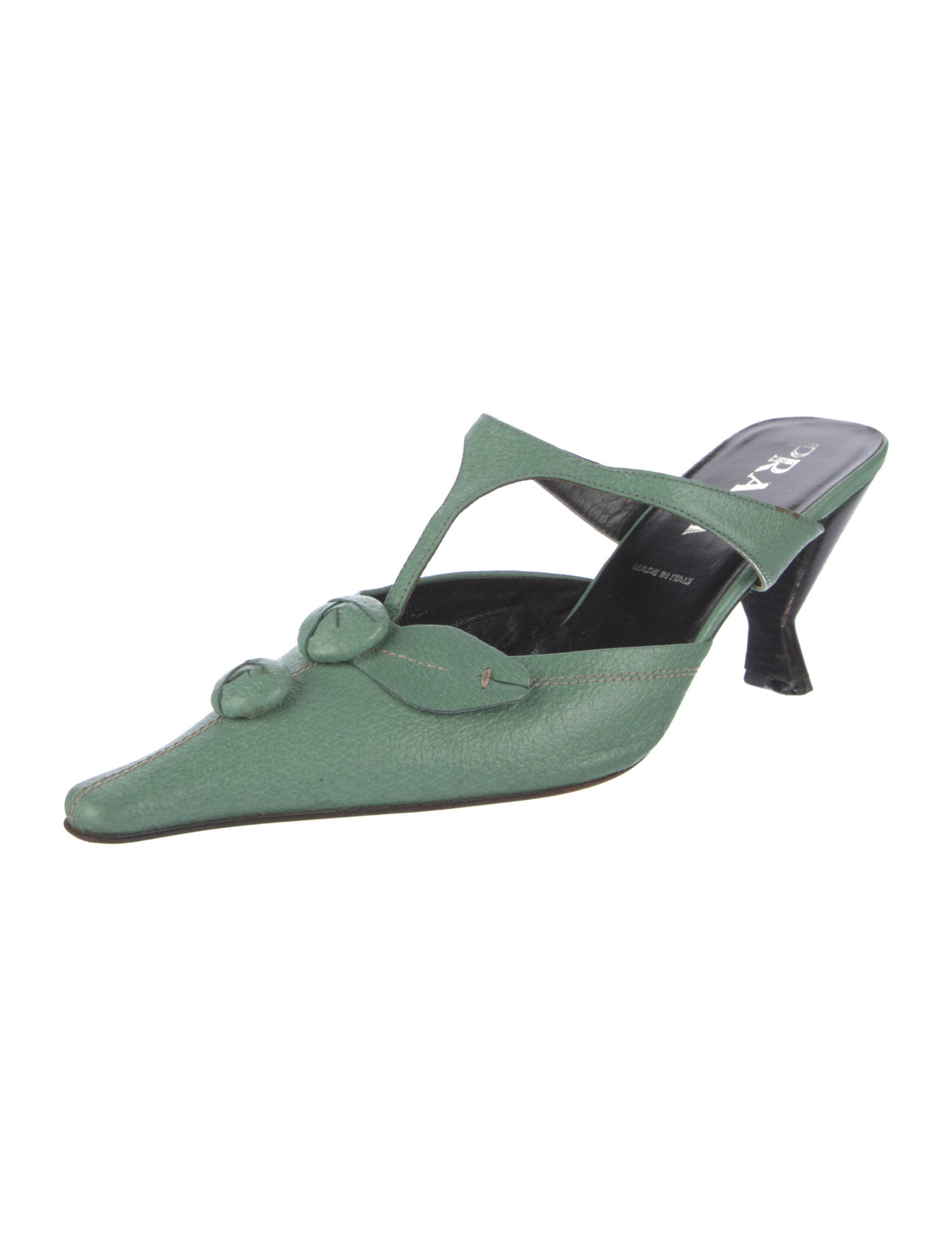 Prada Leather Mules