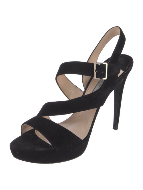 Prada Suede Slingback Sandals