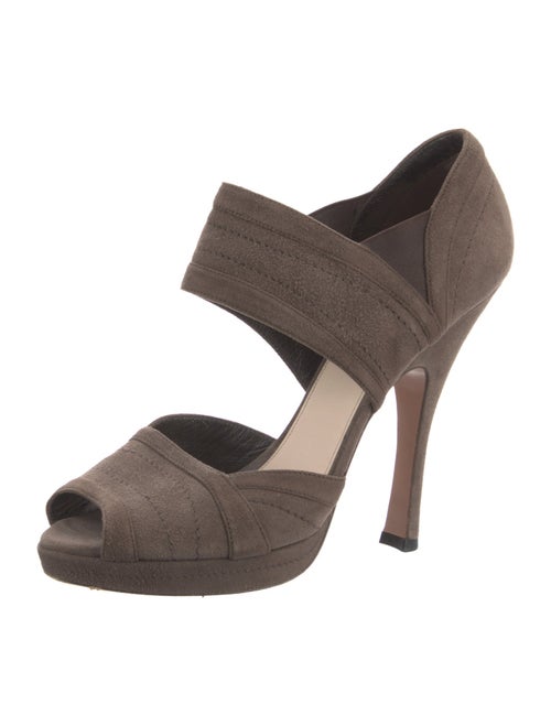Prada Suede D'Orsay Pumps
