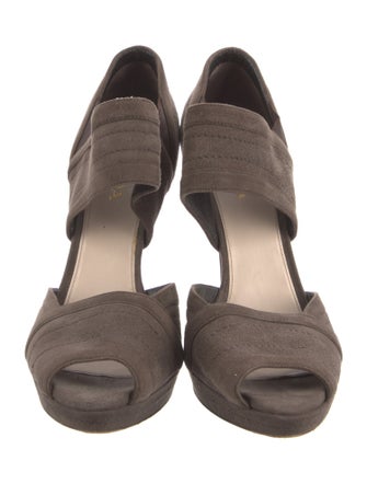Prada Suede D'Orsay Pumps