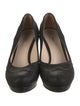 Prada Suede Whipstitch Trim Pumps