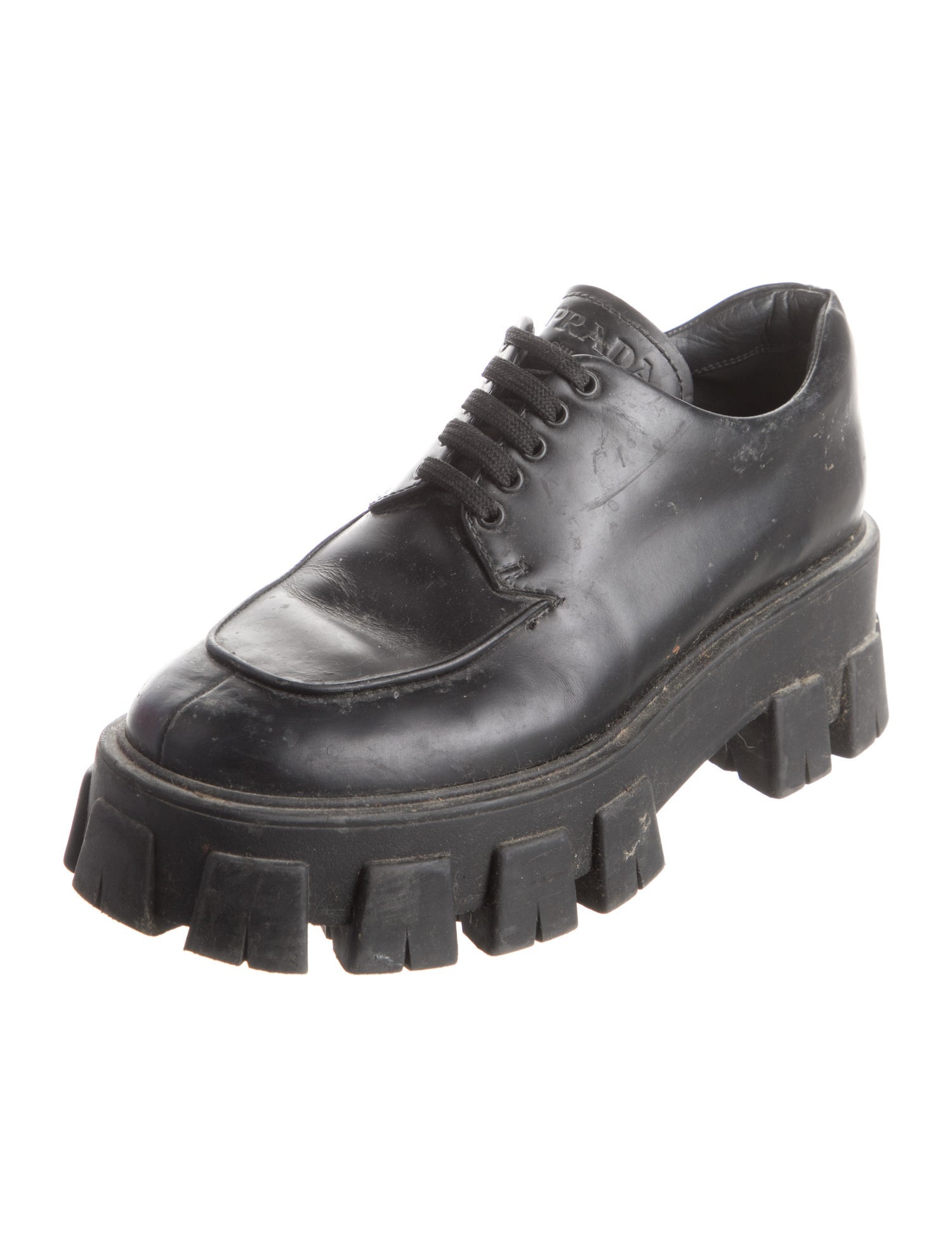 Prada Leather Oxfords
