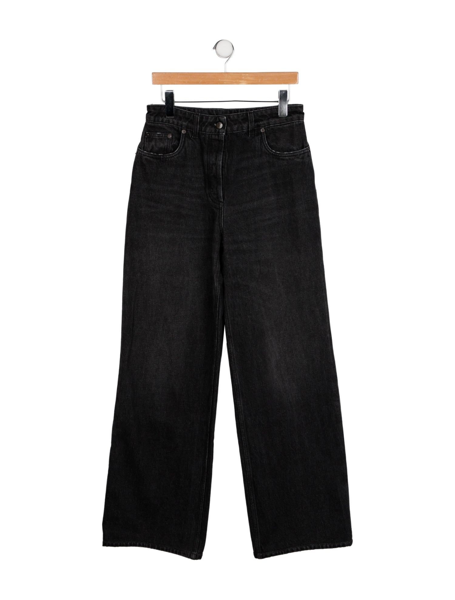 Prada High-Rise Wide Leg Jeans