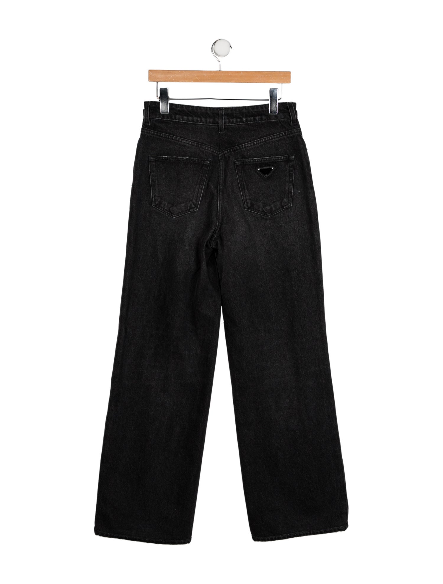 Prada High-Rise Wide Leg Jeans