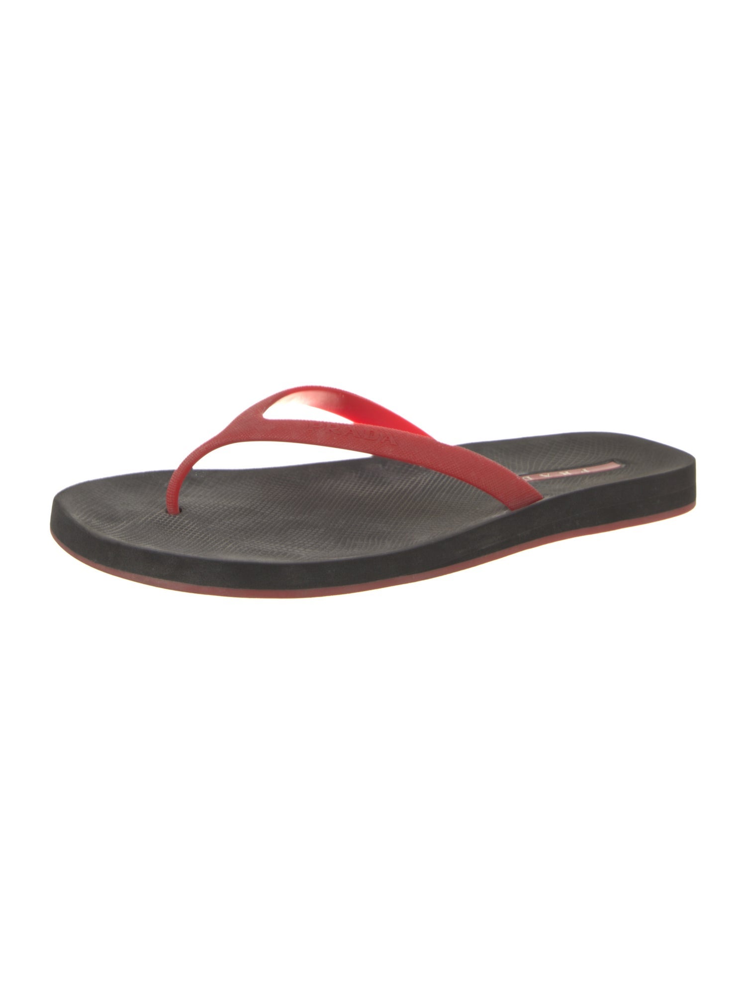 Prada Sport Rubber Flip Flops