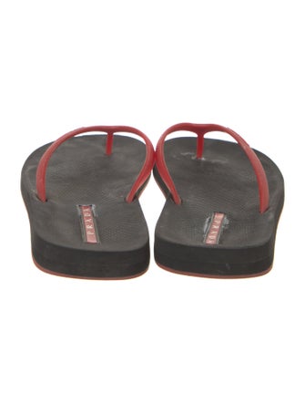 Prada Sport Rubber Flip Flops