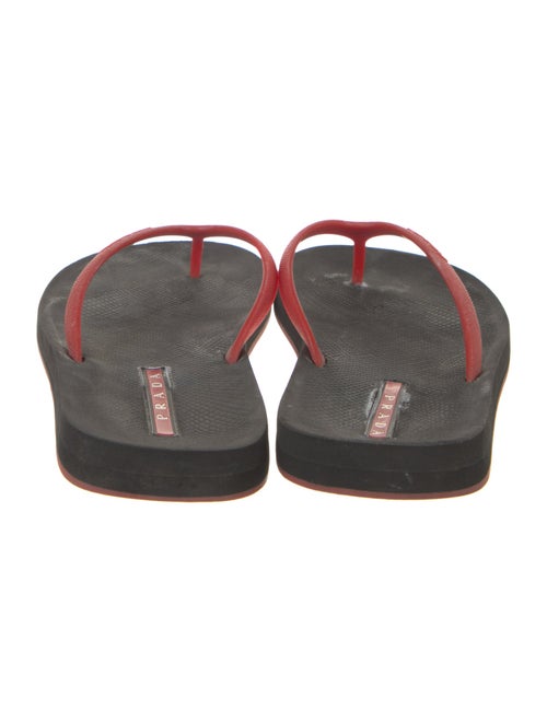 Prada Sport Rubber Flip Flops
