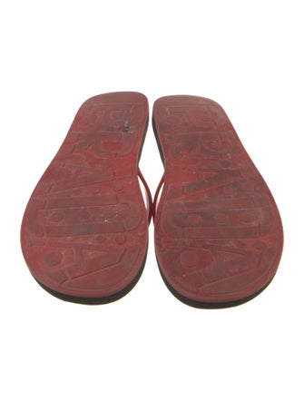 Prada Sport Rubber Flip Flops