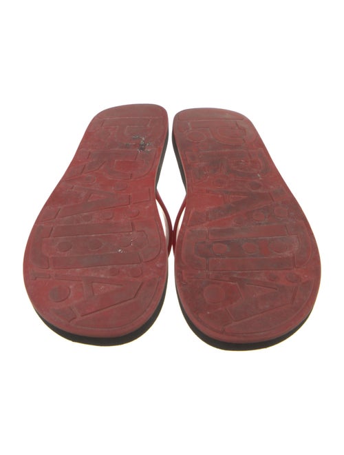 Prada Sport Rubber Flip Flops