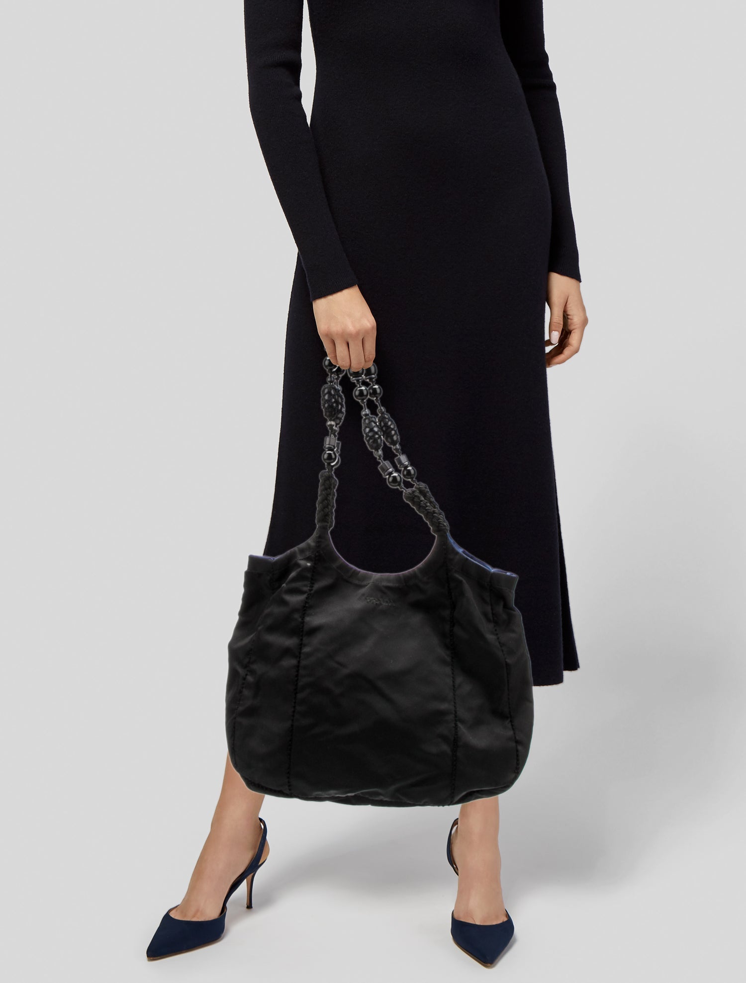 Prada Tessuto Nylon Shoulder Bag