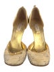 Prada Python Animal Print D'Orsay Pumps