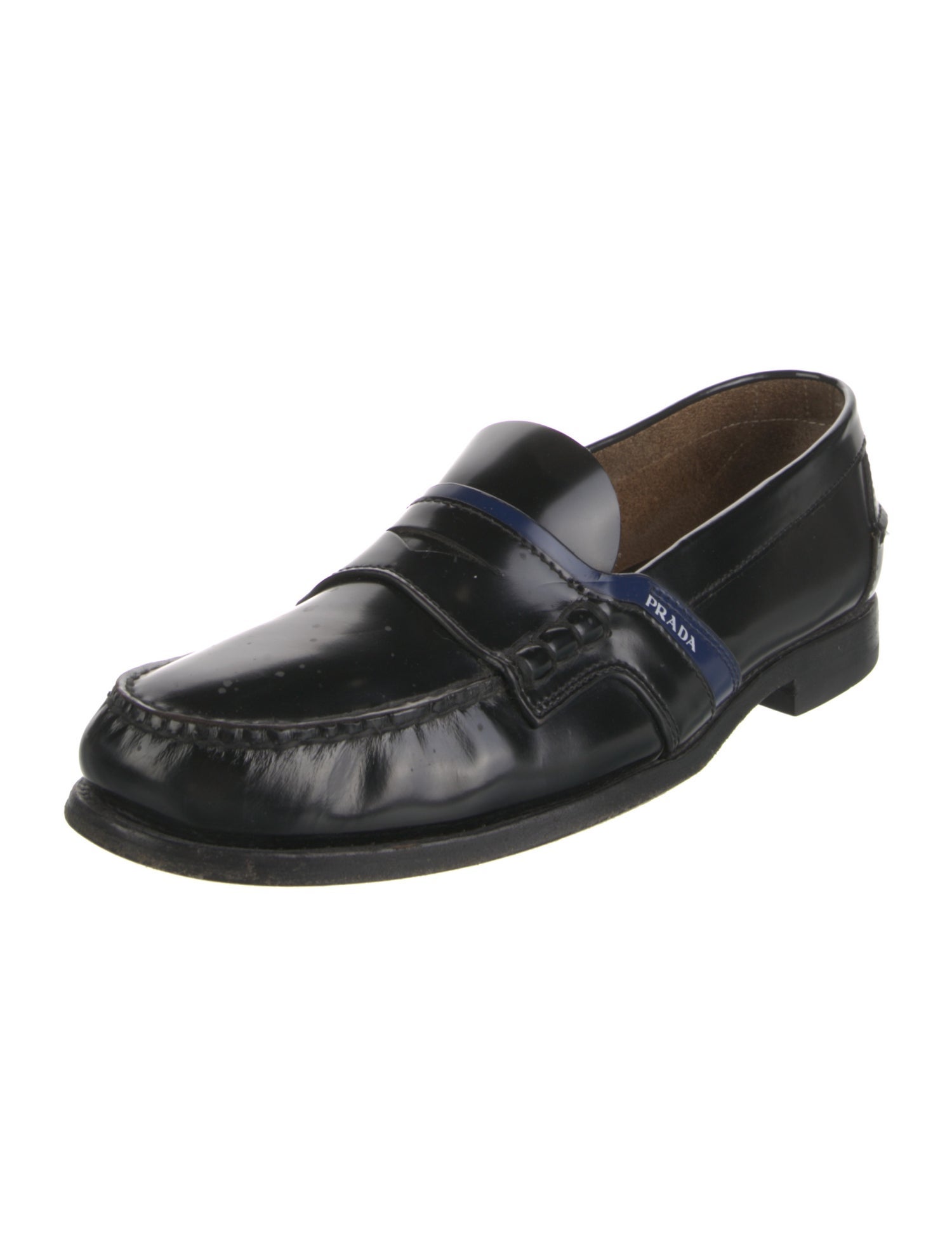 Prada Leather Dress Loafers