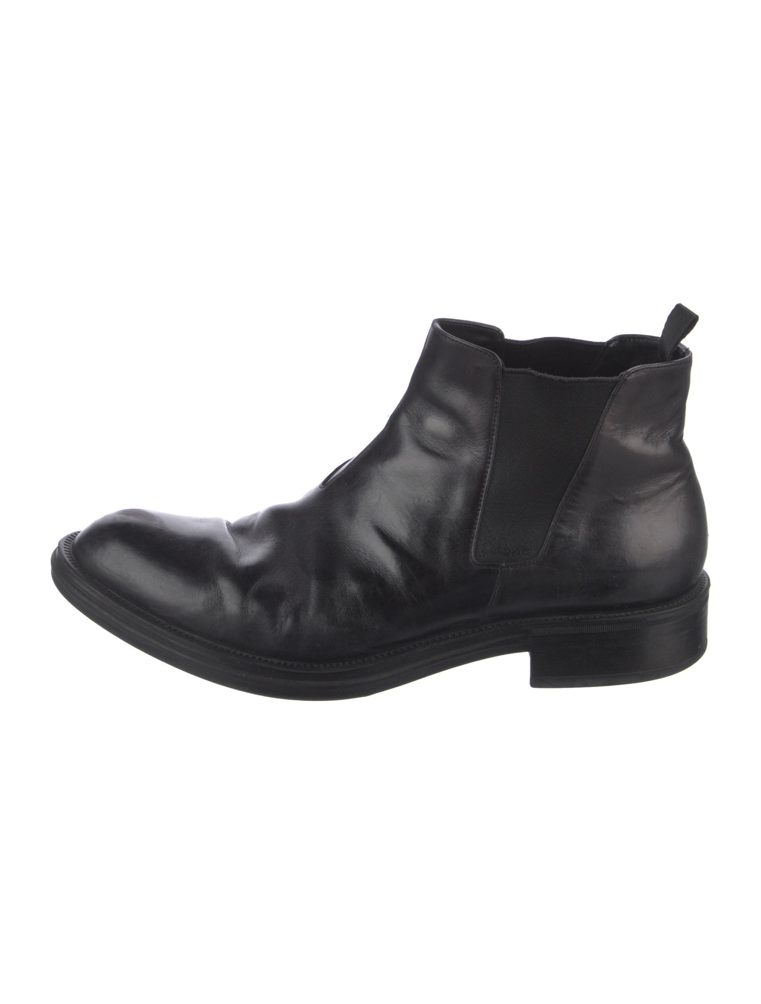 Prada Leather Chelsea Boots