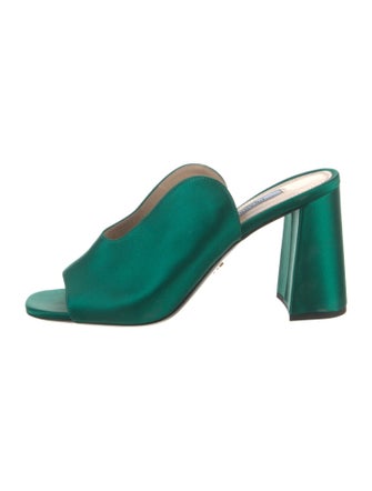 Prada Satin Slides