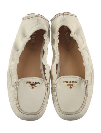 Prada Leather Ballet Flats
