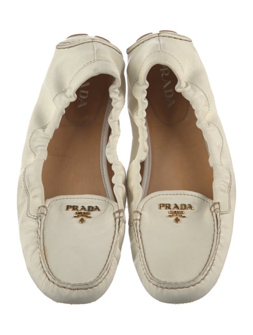 Prada Leather Ballet Flats