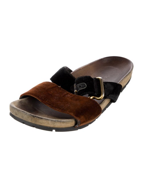 Prada Velvet Slides