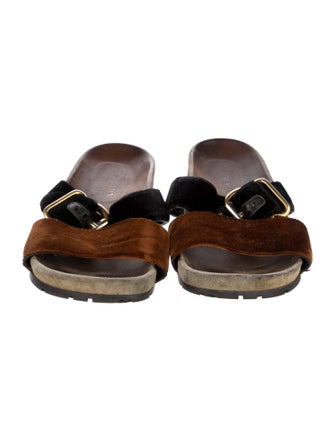 Prada Velvet Slides