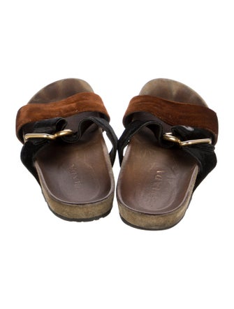 Prada Velvet Slides