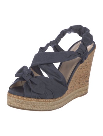 Prada Bow Accents Espadrilles