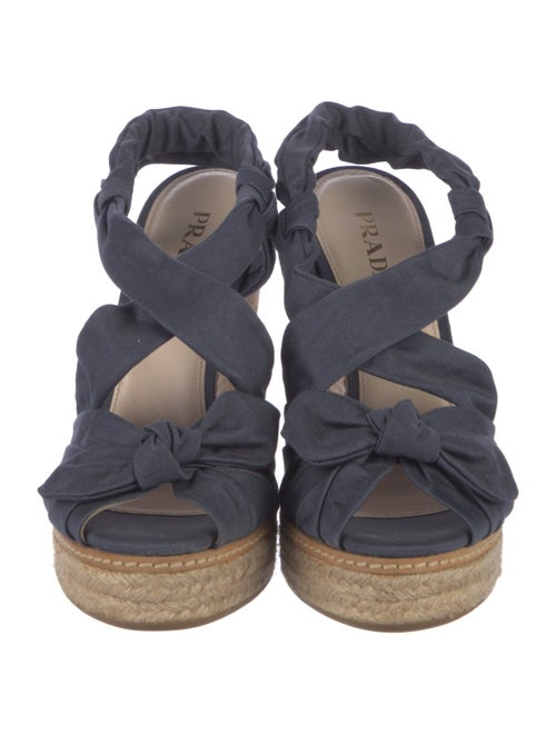 Prada Bow Accents Espadrilles