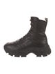 Prada Leather Combat Boots