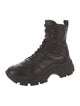 Prada Leather Combat Boots