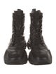 Prada Leather Combat Boots