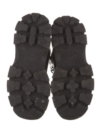 Prada Leather Combat Boots