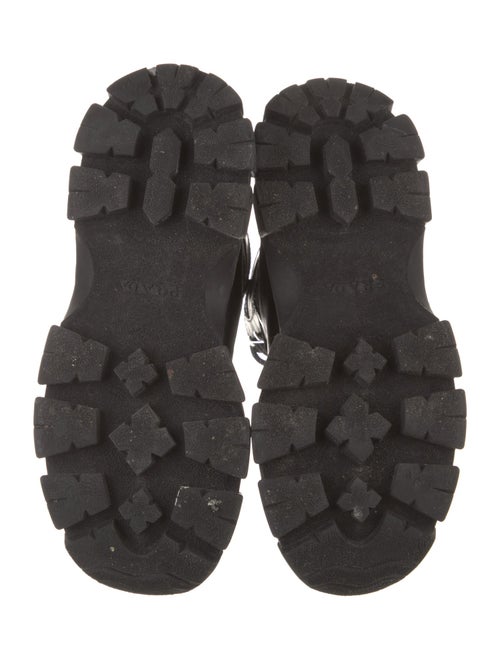 Prada Leather Combat Boots