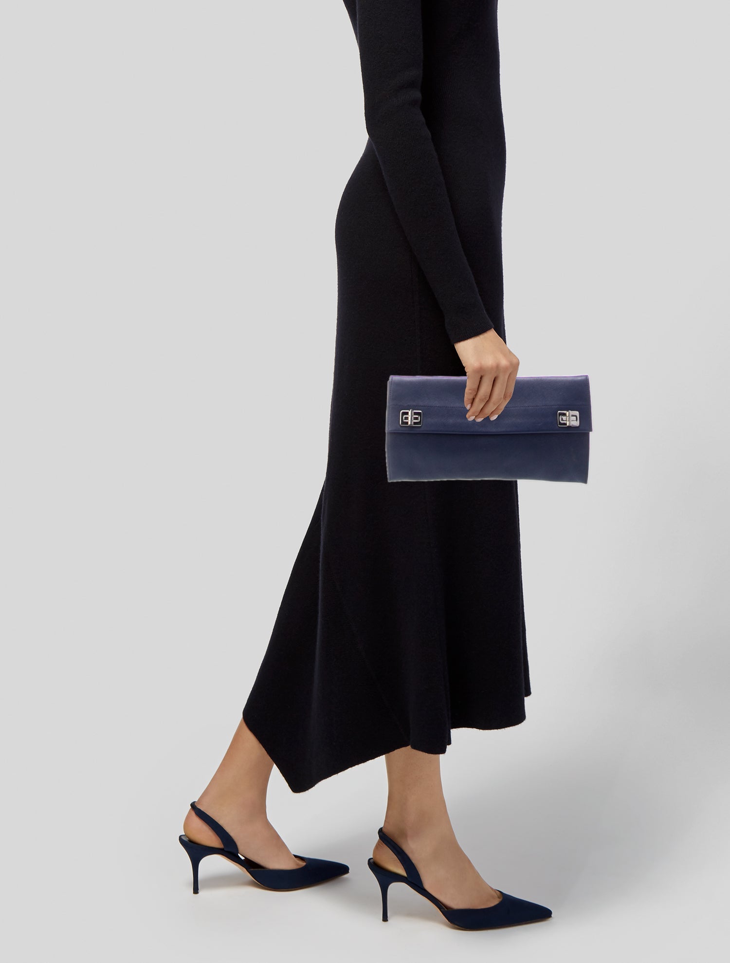 Prada Saffiano Cuir Leather Clutch