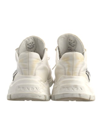 Prada Nylon Colorblock Pattern Sneakers
