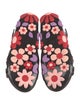 Prada Patent Leather Floral Print Sandals