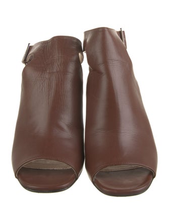 Prada Leather Slingback Sandals