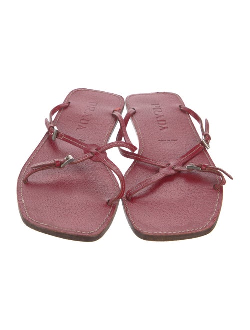 Prada Leather Slides