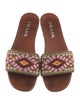 Prada Leather Printed Slides