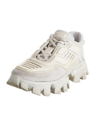 Prada Rubber Embroidered Accent Chunky Sneakers