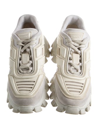 Prada Rubber Embroidered Accent Chunky Sneakers