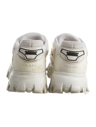 Prada Rubber Embroidered Accent Chunky Sneakers