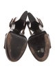 Prada Patent Leather Animal Print Sandals