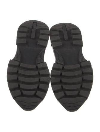 Prada Signature Logo Patent Leather Chunky Sneakers