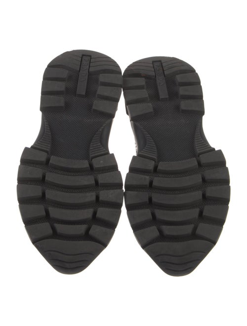 Prada Signature Logo Patent Leather Chunky Sneakers