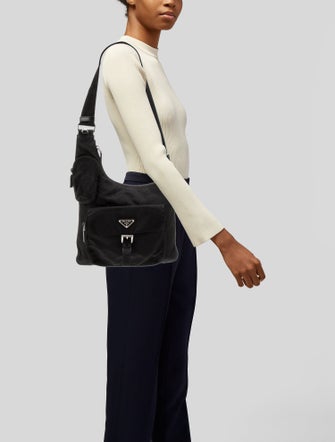 Prada Tessuto Nylon Messenger Bag
