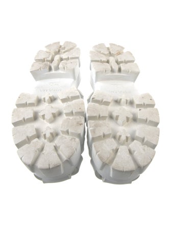 Prada Leather Cutout Accent Slingback Pumps