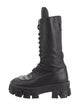 Prada Leather Combat Boots