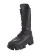 Prada Leather Combat Boots