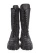 Prada Leather Combat Boots