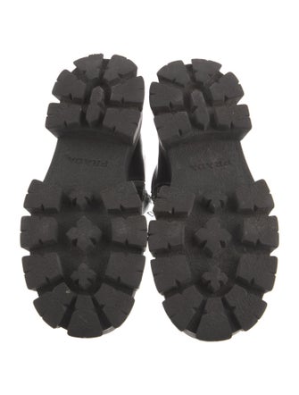 Prada Leather Combat Boots