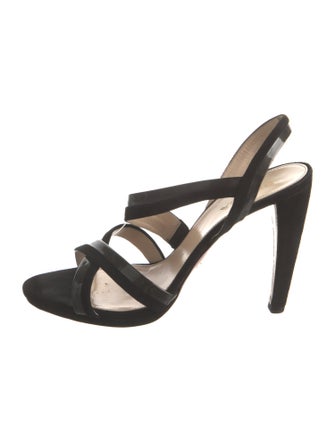 Prada Suede Slingback Sandals